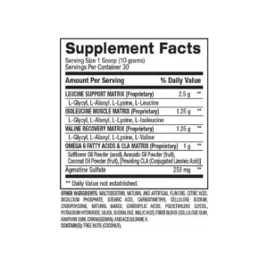 BPI BEST BCAA Nutrition Facts In Pakistan