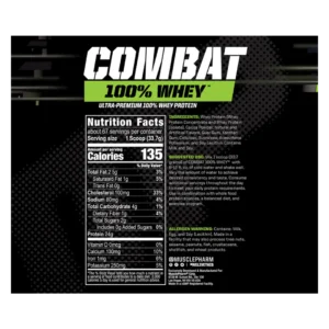 Buy MP Combat 100% Whey Supplement Facts In Pakistan