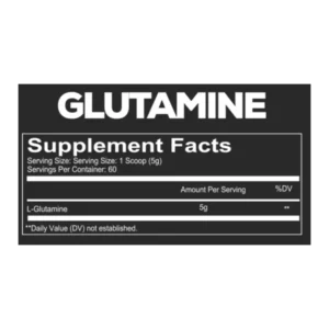Redcon1 Glutamine Supplement facts in Pakistan