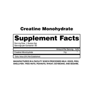 Anabolic Creatine Supplement Facts 