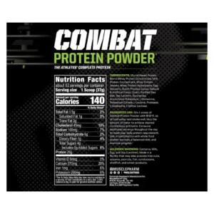 MP Combat Protein Powder Supplement Facts in Pakistan