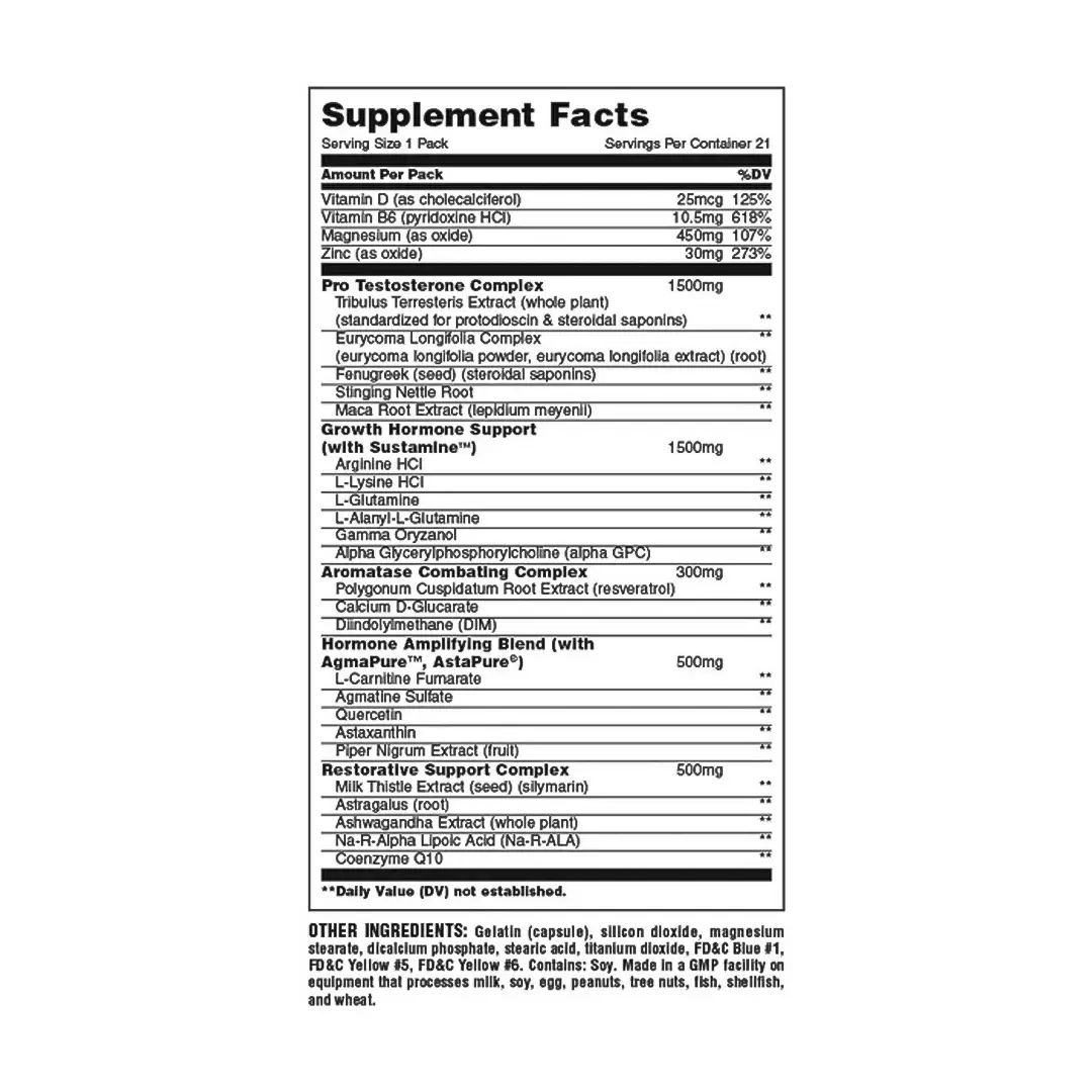 Animal Stak Nutrition Facts In Pakistan