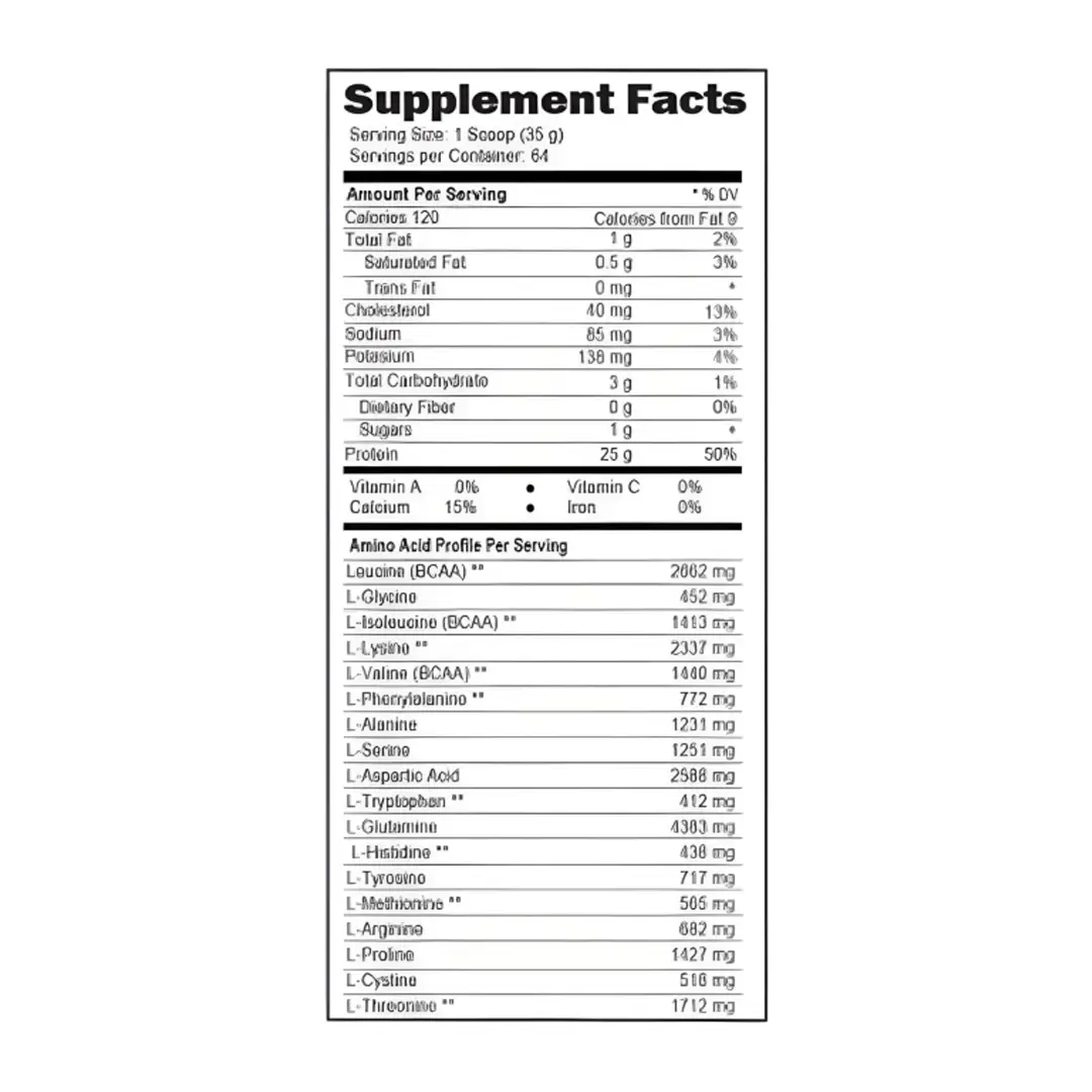 Buy Punisher Whey Protein Nutrition Facts