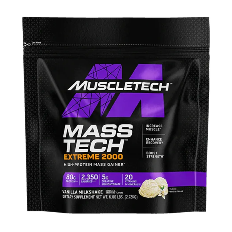 Buy Muscletech Masstech Extreme 2000 Vanilla shake (6 Lbs) Bag In Pakistan